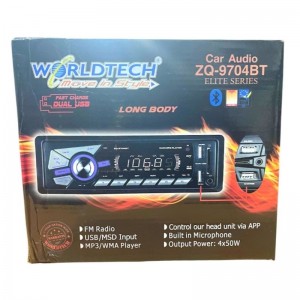 WorldTech Single din audio - BIG DISPLAY