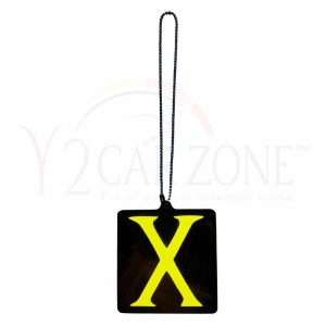 CAR MIRROR HANGING GREEN X DECORATIVE SHOWPIECE