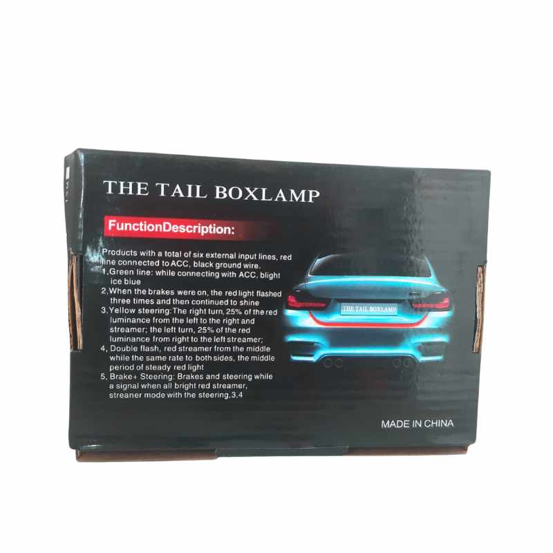 Car Tail Light DRL Parking And Side Turn Signel With Brake Reverse Dicky/Boot