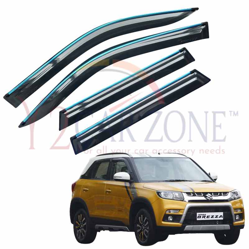 Chrome Door visor for breeza