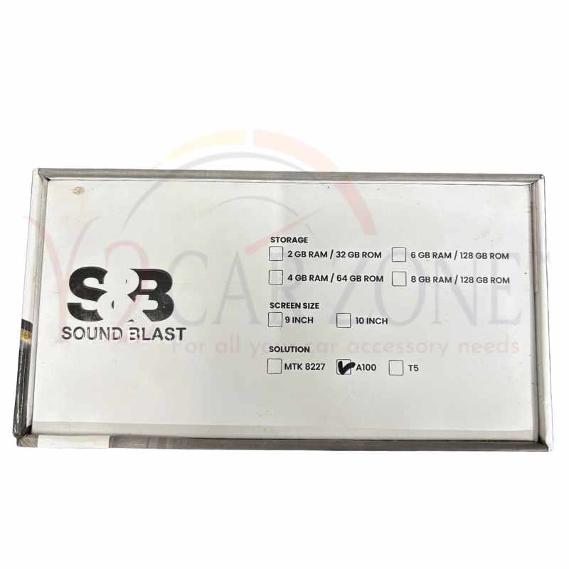 SOUNDBLAST 9 inch Android System with Rev Camera with Android Auto/CarPlay with Video OUTPUT