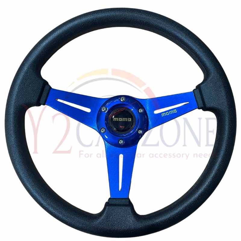 Momo Steering Wheel 13 inch - BLUE with Hub