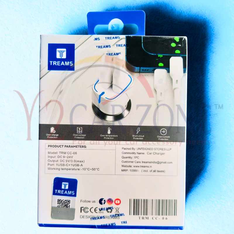 TREAMS Super Fast CAR Charger 