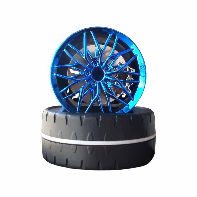  Alloy Wheel Shape Rotating Car Dasboard Air Freshener 
