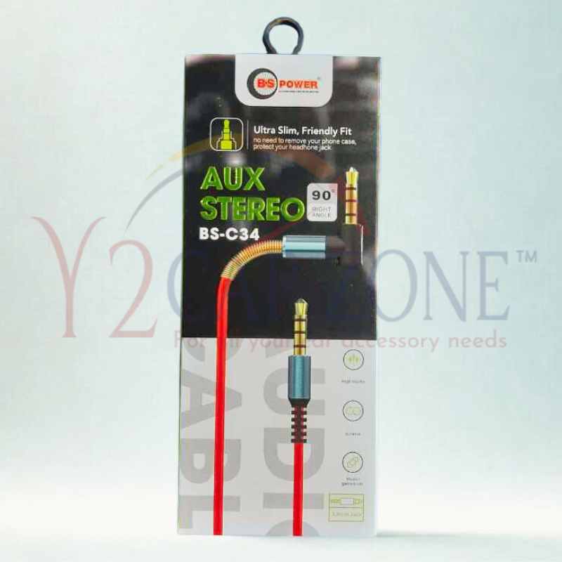 AUX Cable Ultra Slim , Friendly Fit 