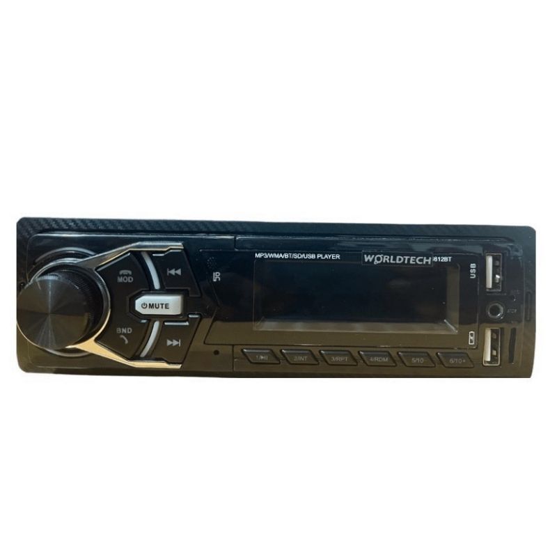 Buy WorldTech Single Din ZQ 6611BT Car Stereo With USD AUX